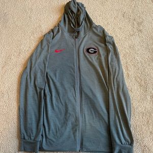 Georgia Bulldogs Team-Issued Nike Zip-up Hoodie - Medium